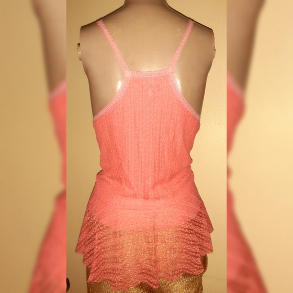 Buffalo David Britton Lace Raceback Halter Top - Picture 4 of 8